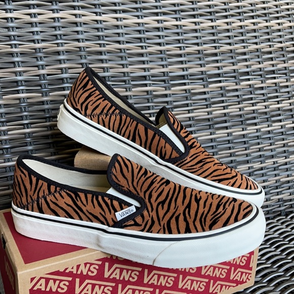 Vans Slip-On SF Animal Stripes Black/Marshmallow WMNS - Picture 6 of 16